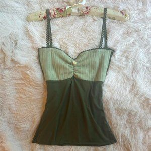 Handmade Sage Top